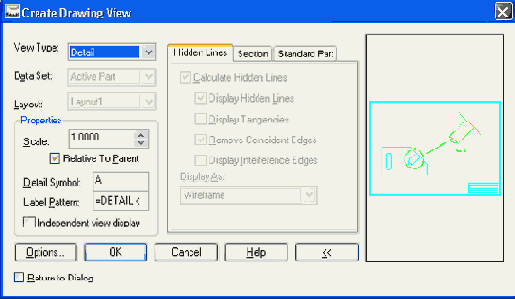 Select vertex in parent view 